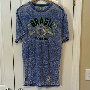 Brasil Fifa world cup burnout tee shirt M L